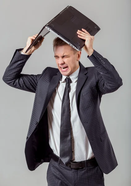 Joven empresario exitoso — Foto de Stock