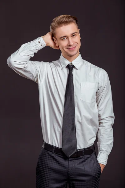 Young successful businessman — Stock Photo, Image