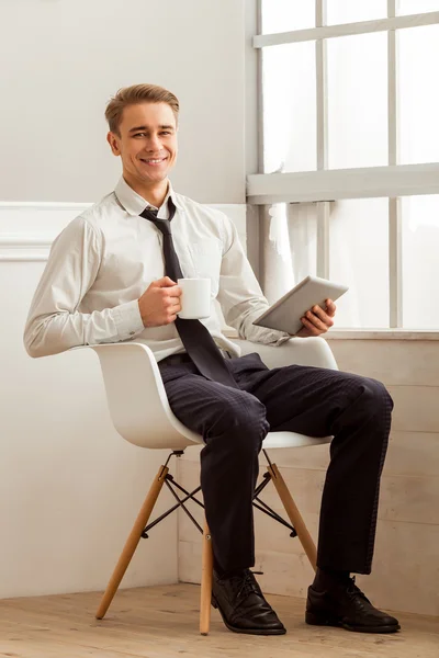 Young successful businessman — Stock Photo, Image