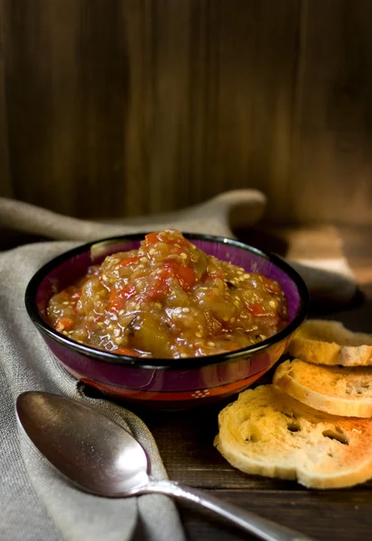 fırında Patlıcan salatası