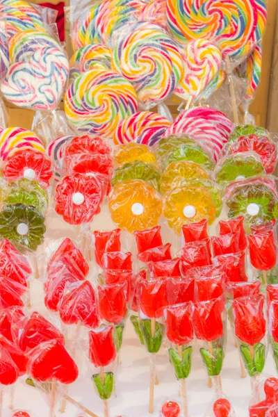 Colorful candies at the market — Stock Photo, Image