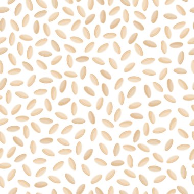 Psilyum vektör karikatür şablonu çiftçi pazarı tasarımı, etiketleme ve paketleme için kusursuz desen. Doğal enerji proteini organik süper gıda.