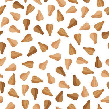 Üzüm tohumları vektör şablonu çiftçi pazarı tasarımı, etiketleme ve paketleme için kusursuz desen. Doğal enerji proteini organik süper gıda.