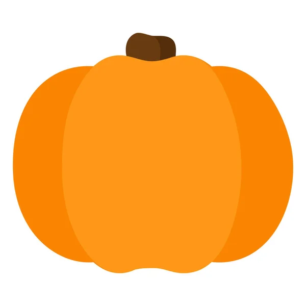 Halloween Jack Lantern Sugar Pie Orange Pumpkin Traditional Holiday Decoration — Stock Vector