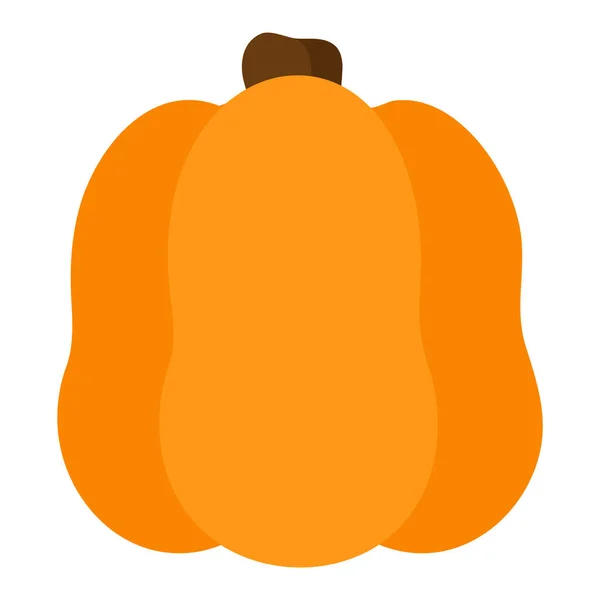 Halloween Jack Lantern Square Orange Pumpkin Traditional Holiday Decoration Symbol — Stock Vector