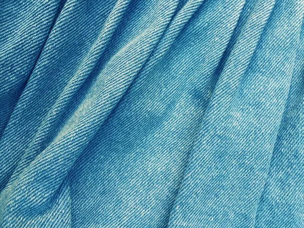 Mavi Kot Kumaş Dokusunun Renkli Görüntüsü — Stok fotoğraf