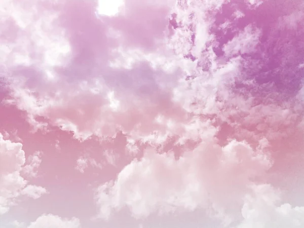 Purple Pink Toned Shot Cloudy Sky — 图库照片