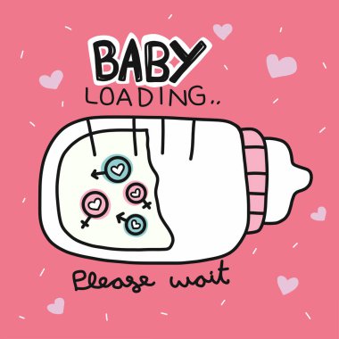 Baby Loading Please Wait Free Vector Eps Cdr Ai Svg Vector Illustration Graphic Art