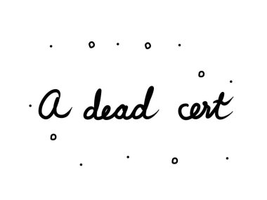 Ölü sertifikalı bir ifade. El yazısı. Kaligrafi metni. Ayrı bir kelime, siyah.