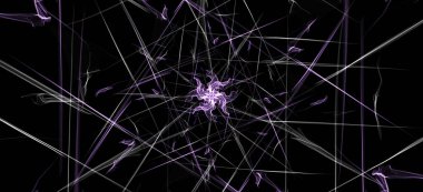 Fraktal çağdaş arka plan. Kaleydoskop yaratıcı metafor. Renkli sunum şablon resimleme tasarımı 