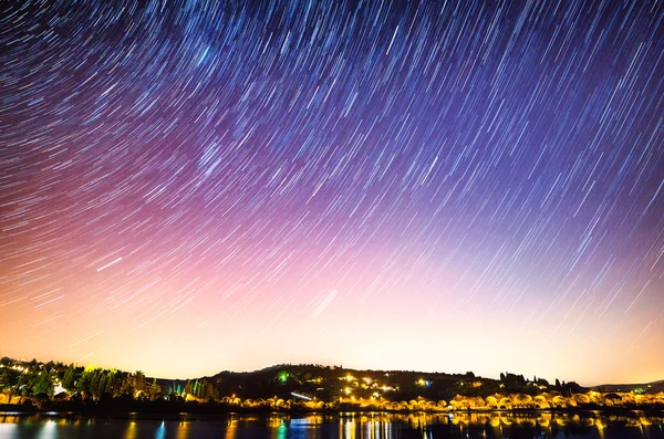 Schöner Himmel in der Nacht — Stockfoto