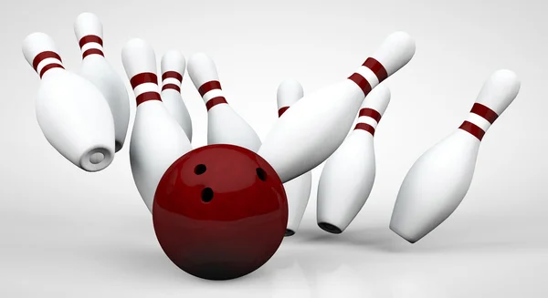 Bowling - The strikes — Stock Photo, Image