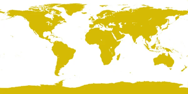 World gold map — Stock Photo, Image