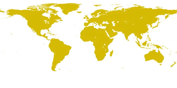 Arany világ Térkép — Stock Fotó