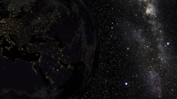 Răsăritul Pământului — Videoclip de stoc