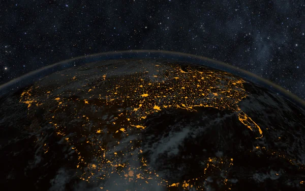 Earth night — Stock Photo, Image