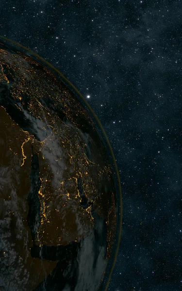 지구의 밤 — 스톡 사진