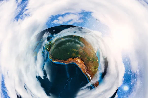 Detaillierte bunte Erde — Stockfoto