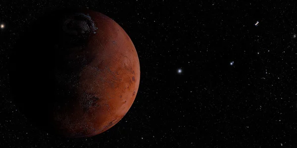A Marte disparada do espaço — Fotografia de Stock