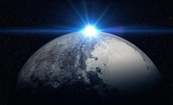 Pluto împușcat din spațiu — Fotografie, imagine de stoc