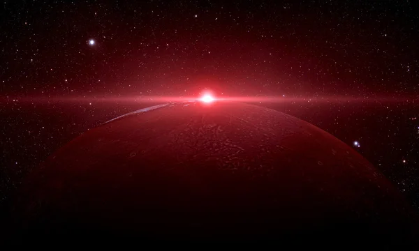 Mars gündoğumu uzaydan vurdu