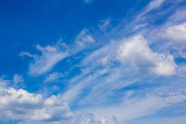 Bulutlu mavi gökyüzü dokusu