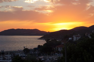 sunset in Kas