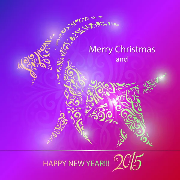Chèvre - symbole 2015 - Illustration — Image vectorielle