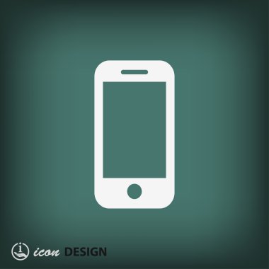 cep telefonu düz tasarım simgesi