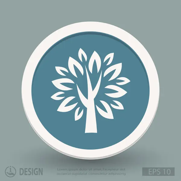 树平设计图标 — 图库矢量图片