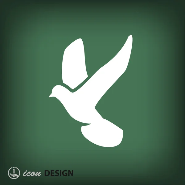 Dove bird icon — Stock Vector