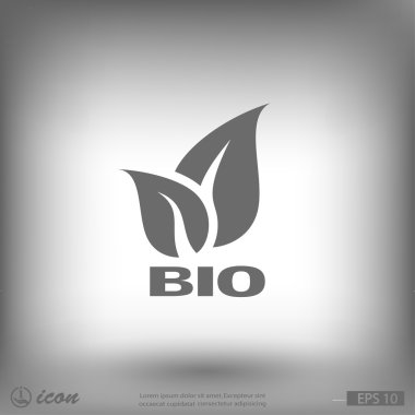 Eko düz tasarım simgesi