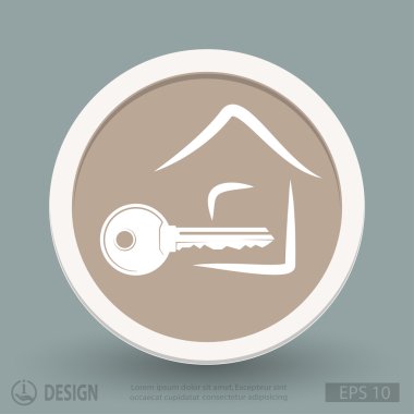 anahtar ve ev simgesi