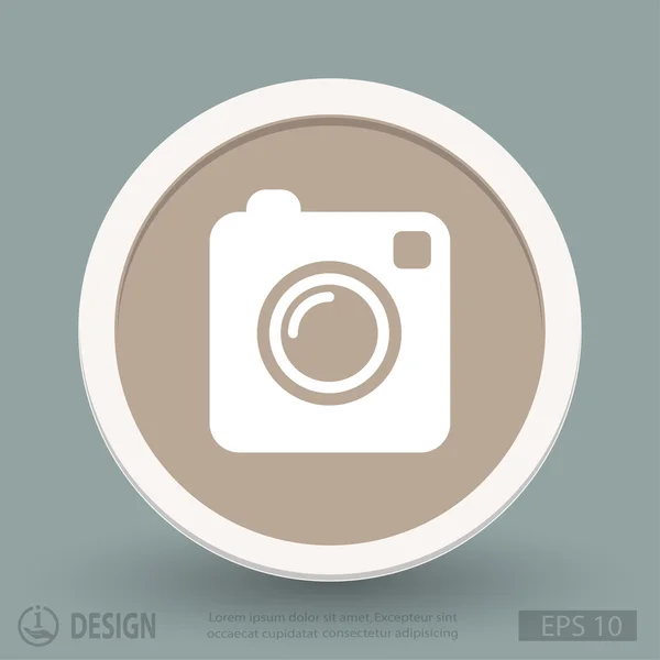 摄像机平面设计图标 — 图库矢量图片