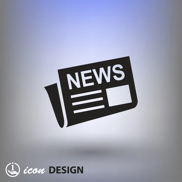 News icon illustration — Stock Vector