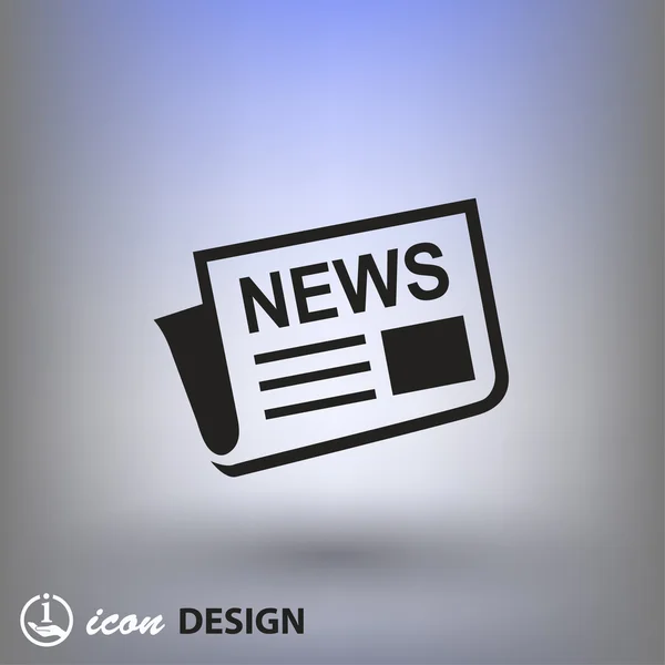 News icon illustration — Stock Vector