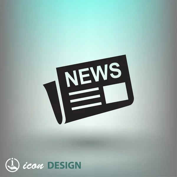 News icon illustration — Stock Vector