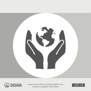 ekibimizi küre simgesi