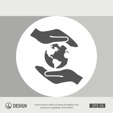 ekibimizi küre simgesi