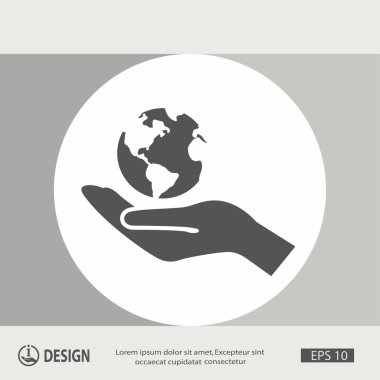 ekibimizi küre simgesi