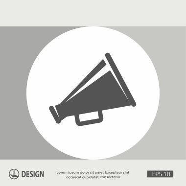 ekibimizi megafon simgesinin