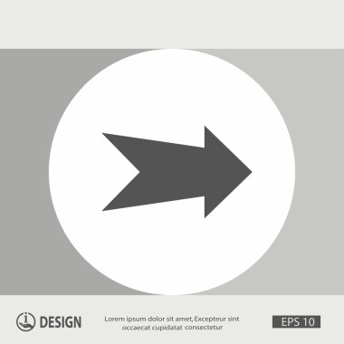 ok simgesi illüstrasyon