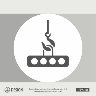 ekibimizi vinç kanca simgesinin