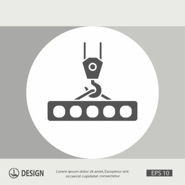 ekibimizi vinç kanca simgesinin