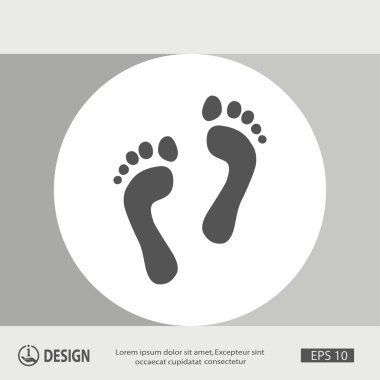 Ekibimizi ayak izleri simgesinin