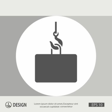 ekibimizi vinç kanca simgesinin