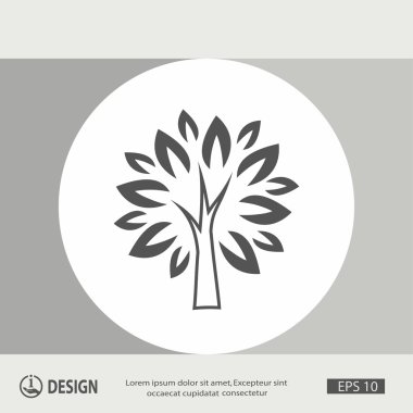 ağaç simgesiyle resim