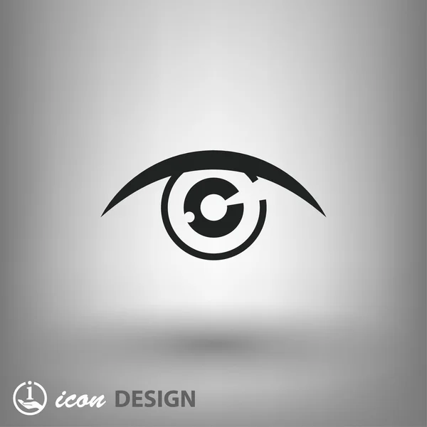 Ikona ikony oka — Stockový vektor