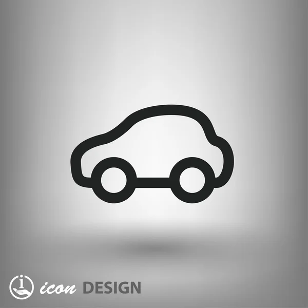 Pictograph of car icon — Stock Vector