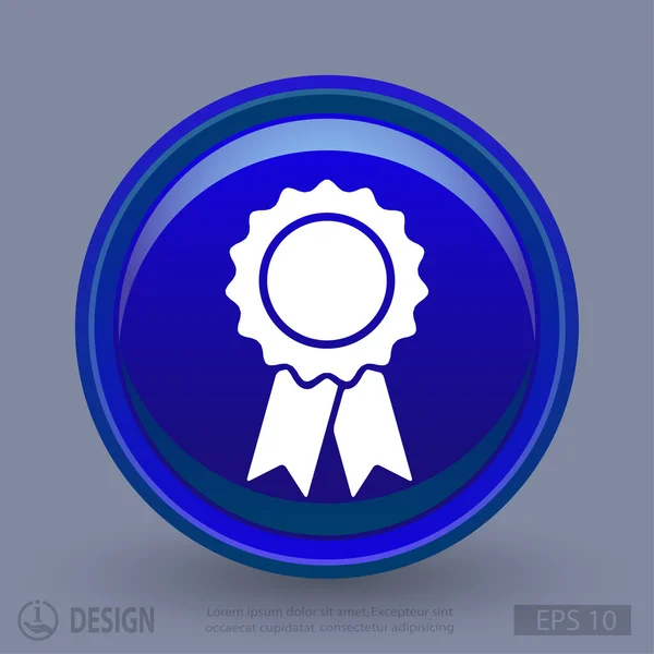Pictograma do ícone do prêmio — Vetor de Stock